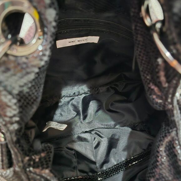 NWT Nine West snakeskin print handbag - Picture 4 of 9